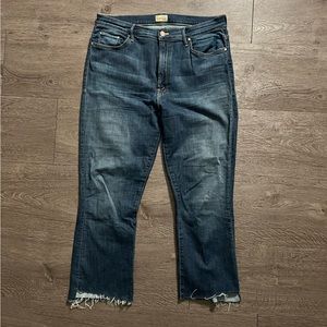 Mother Insider Crop Step Fray - 34